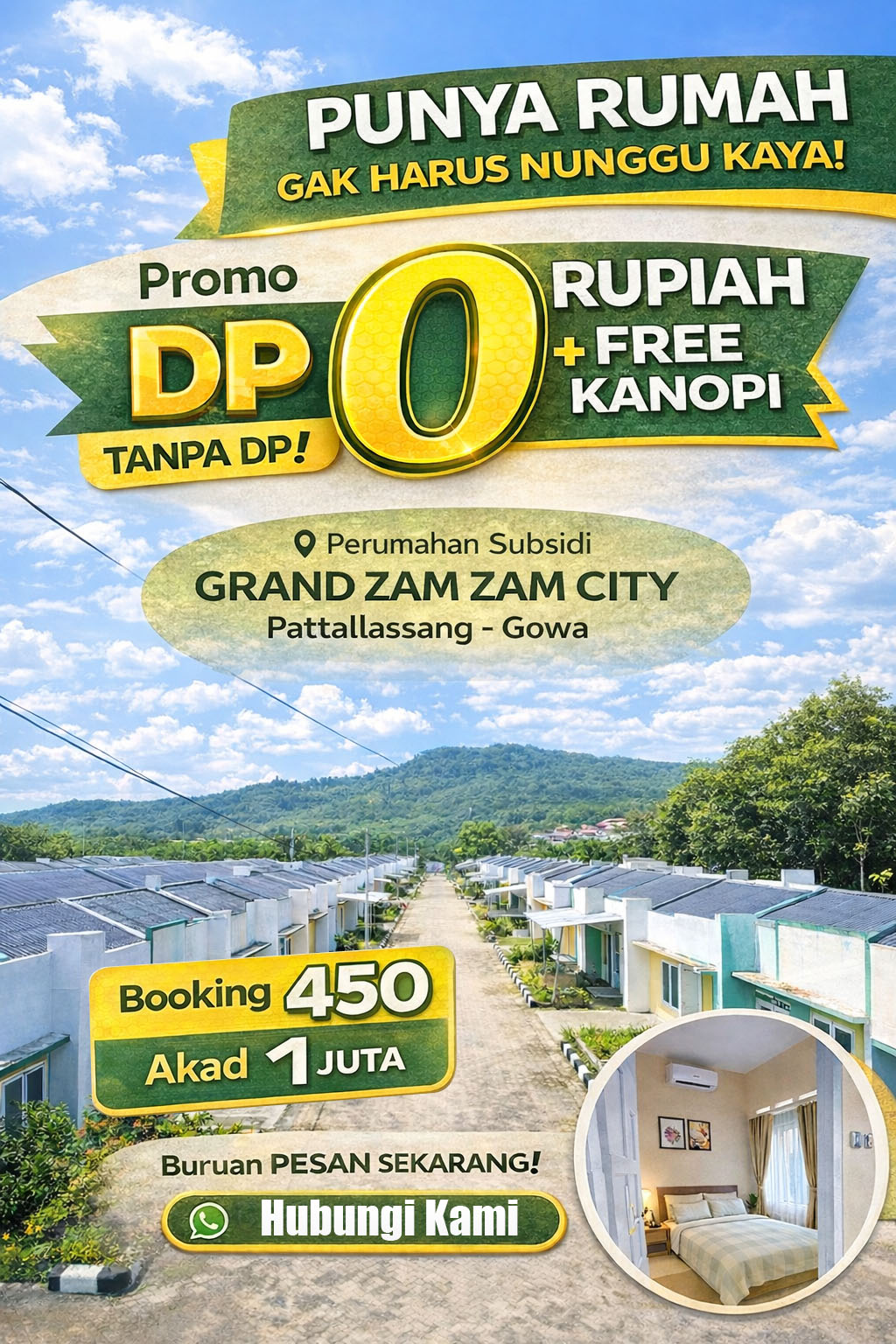Rumah Subsidi Pattallassang Gowa - Grand Zam zam City