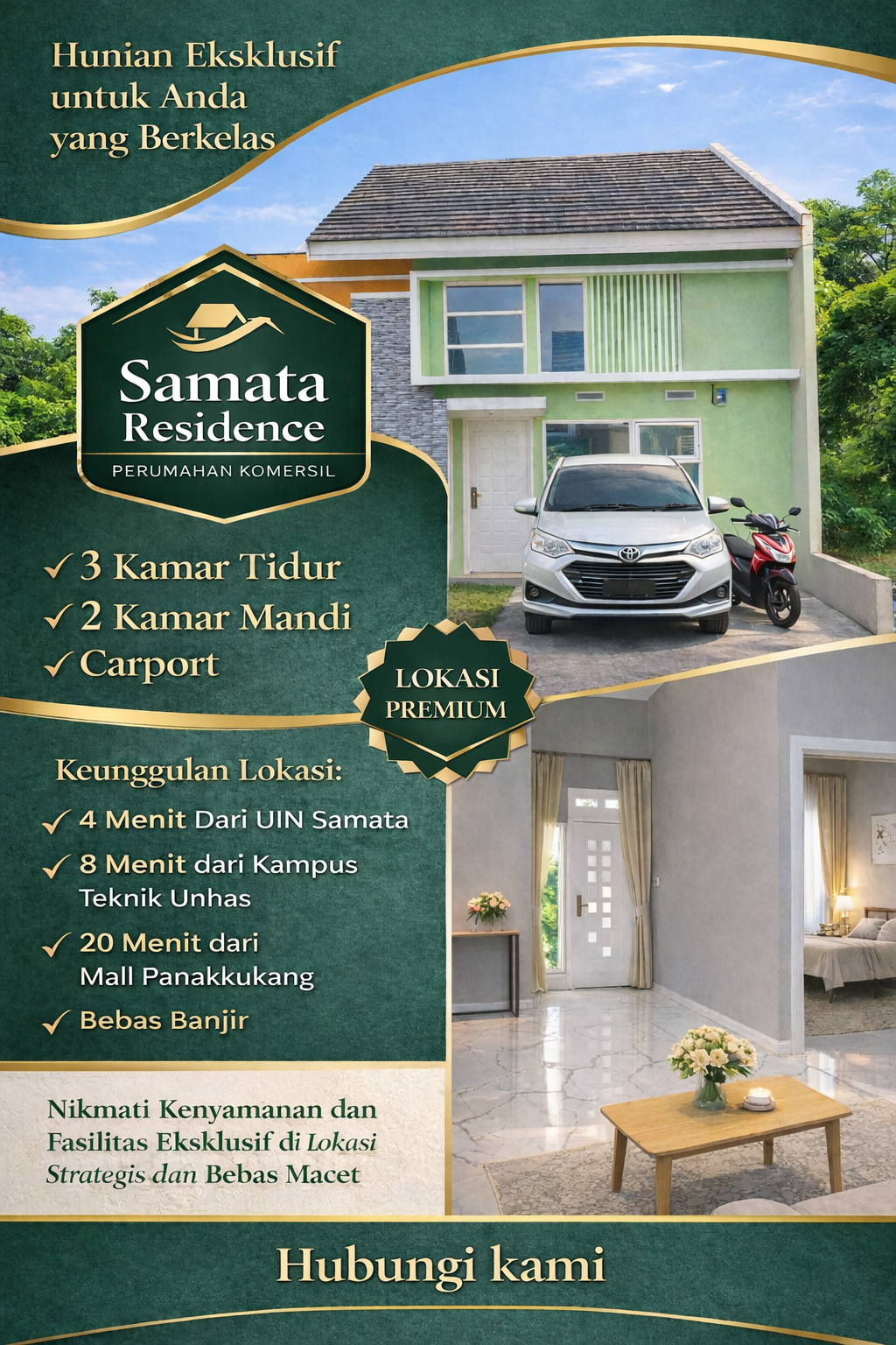 Rumah Komersil Samata Residence